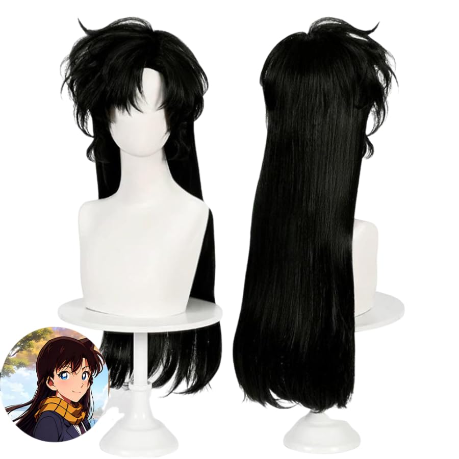 名探偵コナン ウィッグ 衣装 Amazon.co.jp: KOVOL ウィッグ 名探偵コナン 毛利蘭 コスプレ小物